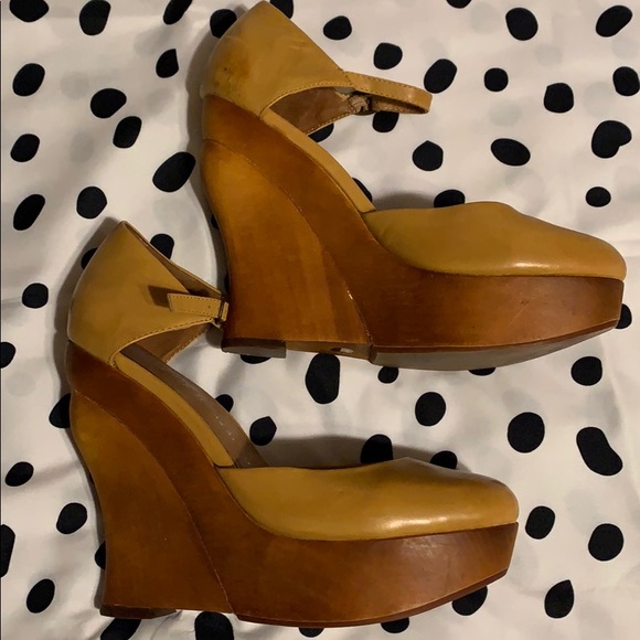 Jeffrey Campbell Havana Wedge Sandals. Size 7 - Picture 1 of 5